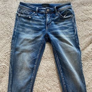 Buckle Black Ankle skinny Jeans